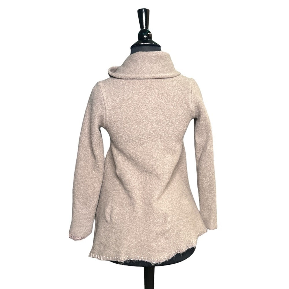 Garnet Hill Gray Women's Cape Jacket - Picture 8 of 11